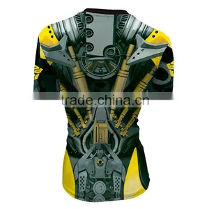 Avengers United States Super Hero Clothing Apparel Shorts Sports Running Tights Spandex Slim 3D Printing t Shirt thumbnail-3