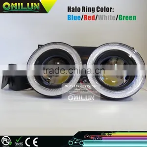 New Design Universal 3inch 76mm 30W LED Fog Angel Eyes Light With Optical Glass Lens for Most of Cars thumbnail-1