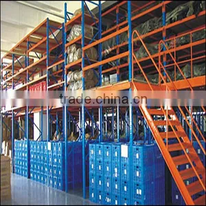 Warehouse Storage Steel Mezzanine Racking Floor System thumbnail-1