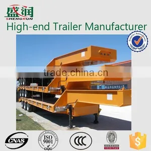 40t 3axles LOW BED SEMI TRAILER thumbnail-1
