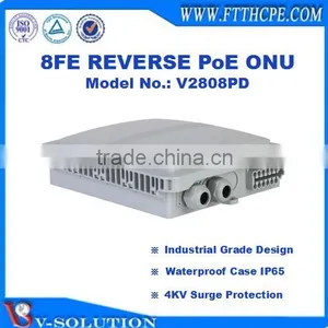 8FE Reverse PoE ONU GEPON MDU Support 4KV Surge Protection for FTTB/FTTC Solution Outdoor Application thumbnail-4