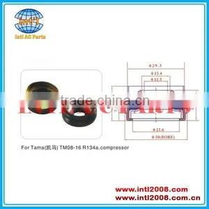 Shaft Lip Compressor Seal Kit for TAMA TM15 /TM16 A/C Parts Compressor Shaft Seal thumbnail-2