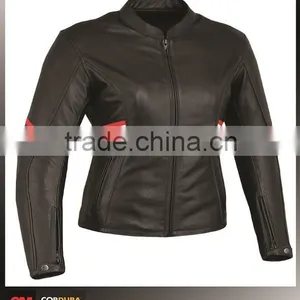 Leather Motorcycle Jacket Women thumbnail-2