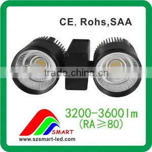 High Lumen Energy Saving Led Lights 360 Degree Rotatable COB 2*20w LED Track Light thumbnail-1