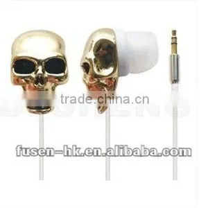 J01B Mp3 Mp4 Skull Earphone thumbnail-1