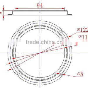 Optical COB Led Glass Lens 100mm 60 Degree for LED High Bay Lights thumbnail-4