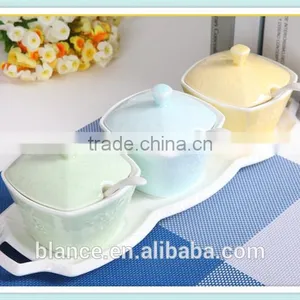 Ceramic Salt and Pepper Canister for Sugar and Flour thumbnail-3