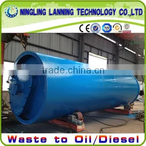 Environment Friendly New 10 Tons WASTE Plastic Pyrolysis Plant thumbnail-1