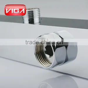 Single Cold and Hot Wash Basin Bath Mixer Faucet Wash Tub thumbnail-4