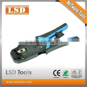 LSDbrand LT-200R RJ10 RJ11 RJ12 Modular Plug Crimping Amp Network Tool for Rj45 Keystone Jack Network Hand Tools Crimper thumbnail-1