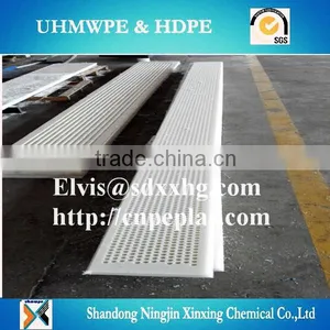 Polyethylene Engineering Parts/colored Plastic Parts/UHMWPE Chain Guide Rail Parts thumbnail-1
