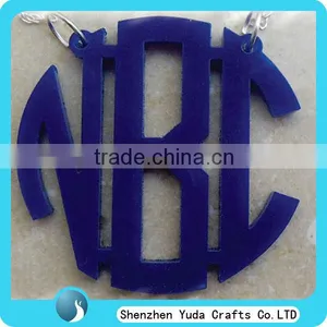 Customized Acrylic Laser Cutting Pendant Necklace Ring Jewelry Wholesale Price thumbnail-1