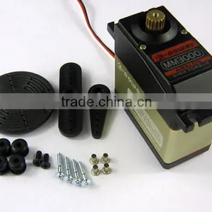 K-power MM3000 Metal Gear RC Analog Servo With 2BB for Helicopter thumbnail-1