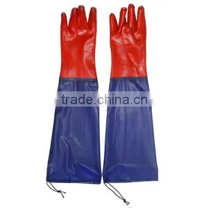 High Quality Reinforced Cuff PVC Glove thumbnail-4
