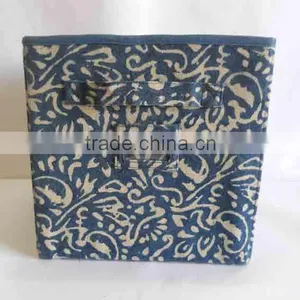 2016 New Style Decorative Fabric Storage Box, Folding Box Wholesale thumbnail-2