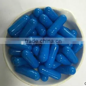 Blue Empty Pullulan Vegetable Capsule Size 0 thumbnail-1
