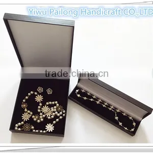 OEM&ODM Jewelry Plastic Box PU Gift Packing Box thumbnail-4