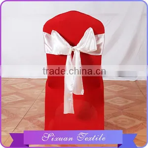 2016 Newest Plain Dyed Wedding Satin Bling Bling Chair Sashes Wholesale thumbnail-1