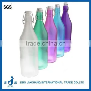250ml,500ml,1000ml Frosted Color Glass Empty Bottles thumbnail-1