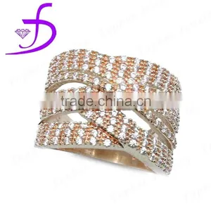 Wholesale 925 Sterling Silver New Big Gemstone Ring thumbnail-1