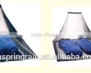 Pyramid Single Outdoor Travel Canopy Mosquito Net Black thumbnail-1