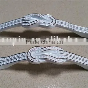 Flower Style Ivory Zinc Alloy Cabinet Pull Handle for Drawer/Dresser/Closet thumbnail-2