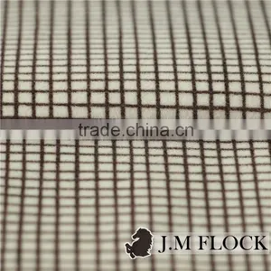South Korean Tricot Fabric Flocking Microfibe Printed Flock Sofa Fabric thumbnail-1