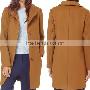 Long Sleeve Button Front High Quality Made in China Coat thumbnail-1