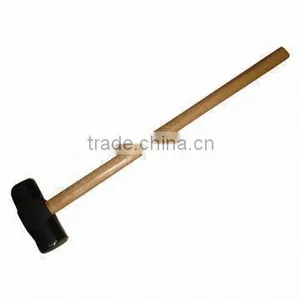 Hammer With Wood Handle, Forged Carbon Steel Head, Heat Treatment HRC 47-55 thumbnail-1