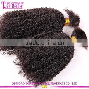 Cheap Wholesale Bulk Hair for Braiding Curly Unprocessed 100% Human Bulk Hair thumbnail-4