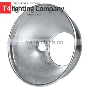 7-inch Silver Metal Light Parabolic Reflector thumbnail-1