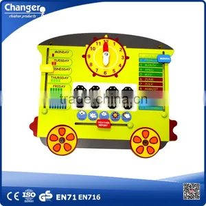 Kids Educational Toy Train-shape Puzzle Wall Games for Kids thumbnail-4