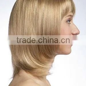 No Virgin Hair Japanese Hair Short Bob Lace Front Wigs thumbnail-1