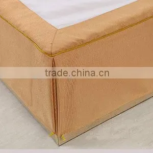 Plain Dyed 100 Polyester Hotel Collection Pleated Bedskirt thumbnail-3