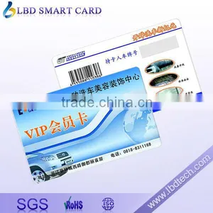 RFID Proximity VIP Membership Card TK4100 With Barcode thumbnail-1