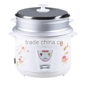 Cheap 1.8L Cylinder Rice Cooker With Steamer and Stainless Steel Lid thumbnail-1
