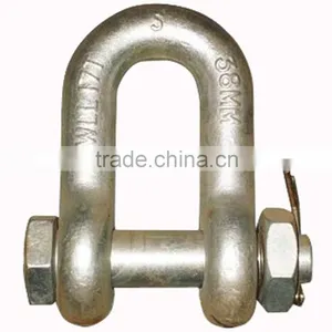 High Tensile Shackle With Safety Pin and Nut thumbnail-1