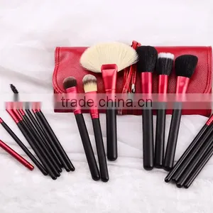 High Quality 18pcs Red Makeup Brush Set,stock Product With Factory Price thumbnail-3