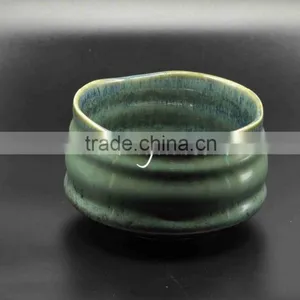 High Quality Handmade Green Glazing Ceramic Matcha Bowl thumbnail-1