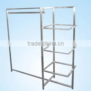 Stainless Steel Clothes Display Rack and Stand for Retail Clothes thumbnail-1
