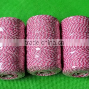 2mm*200yds Three Colors Twisted Baker Twine for Gift Packing Cooking Party Wedding Decorating and DIY thumbnail-2