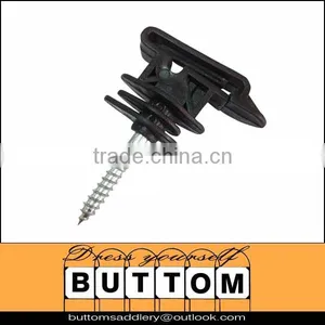 Electric Fence Insulator Horse Fence Insulator for Electric Horse Fence,M6 Thread,black thumbnail-1