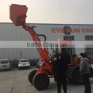 EVERUN New Design Telescopic Arm Mini Wheel Loader ER1500 thumbnail-5