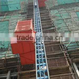 2017 DoubleCages Construction Hoist SC100/100 With Good Quality thumbnail-4