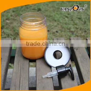 500ML Clear Round Plastic Pump Spray Jar for Shampoo thumbnail-5