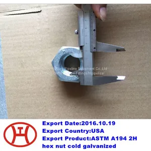 ASTM A194 2H Hex Nut Cold Galvanized thumbnail-1