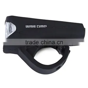 BASECAMP MTB Bicycle 3W LED Front Light Silica Gel Waterproof USB Rechargeable Lamp Bike Accessories thumbnail-3