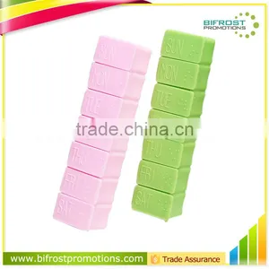 Wholesale Rectangle 7 Compartment Pill Box thumbnail-1
