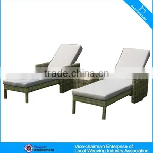 New Design Outside Wicker Sun Lounger (7016-1) thumbnail-1