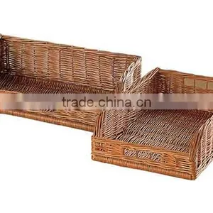 Wholesale Wicker Baskets With Angled Front thumbnail-1